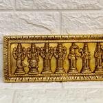 Brass Vishnu Dashavataram Wall Hanging | 13" Superfine Art | 2.1kg Sacred Masterpiece | Handcrafted Temple Design | Jaipurio